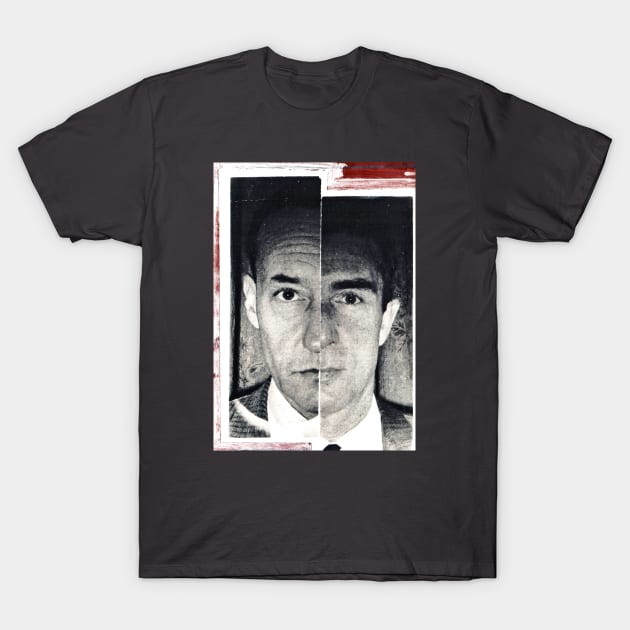 WILLIAM BURROUGHS & BRION GYSIN - CUT-UPS T-Shirt by The Jung Ones